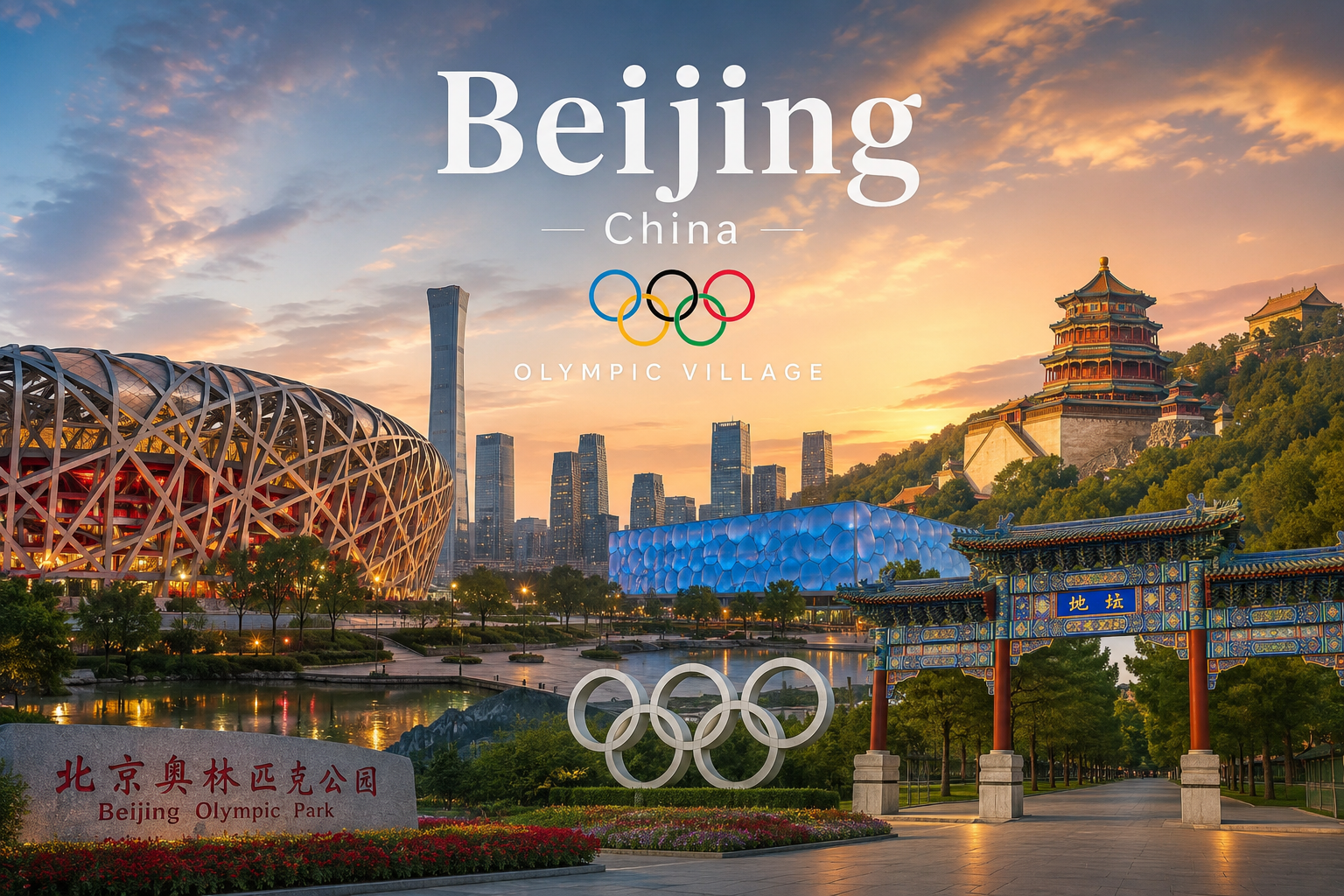 Beijing China Olympics Bird’s Nest