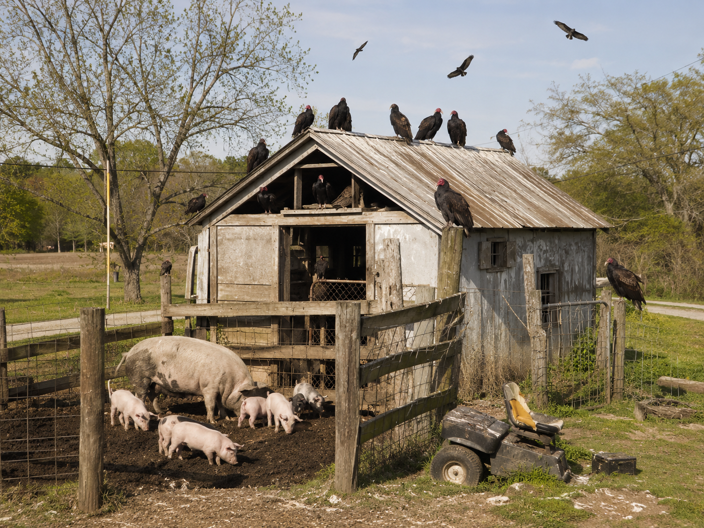 Dian’s Pigs and the Vultures