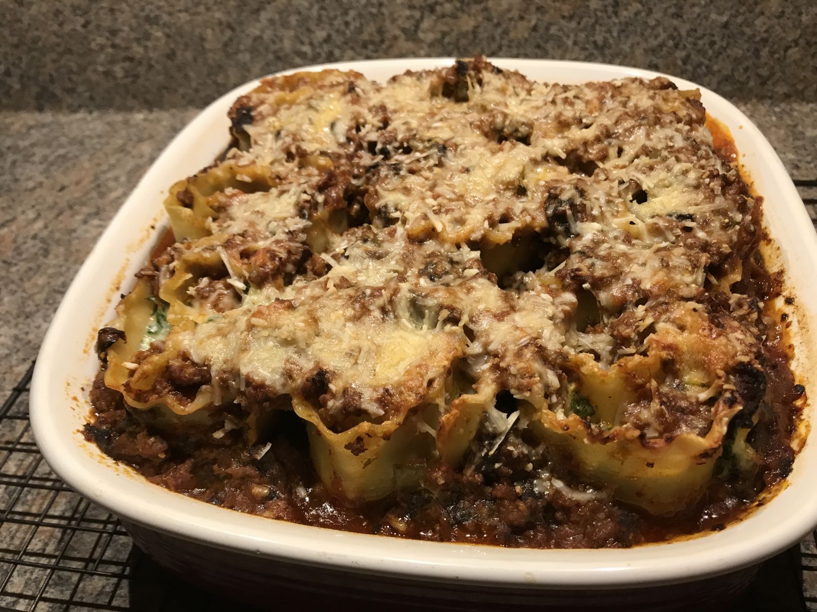 Spinach Lasagna Roll-Ups