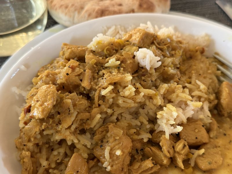 Southeast Asian Curry Lemongrass Chicken with Ginger Rice