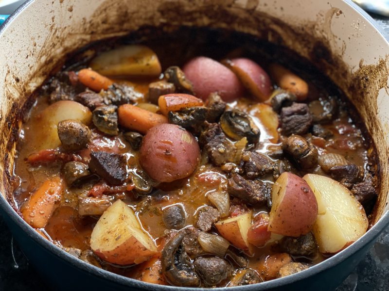 Beef Stew with Carrots & Potatoes