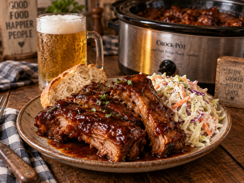 Slow Cooker Country Style Ribs