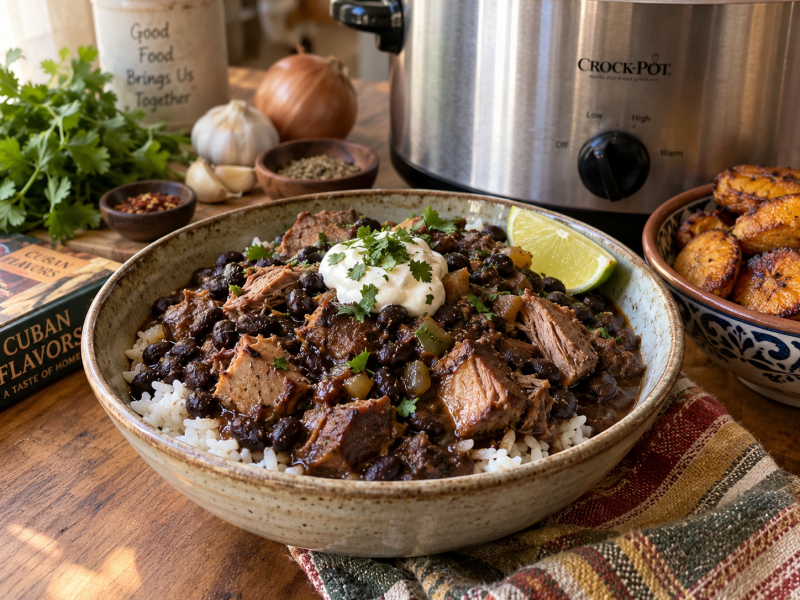 Cuban Black Bean & Pork Stew