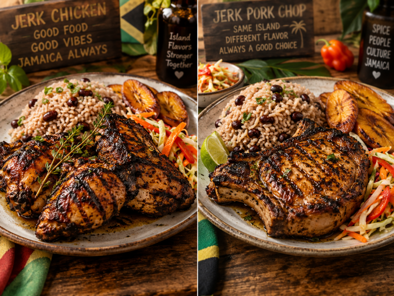 Grilled Jerk Chicken (or Pork Chops)