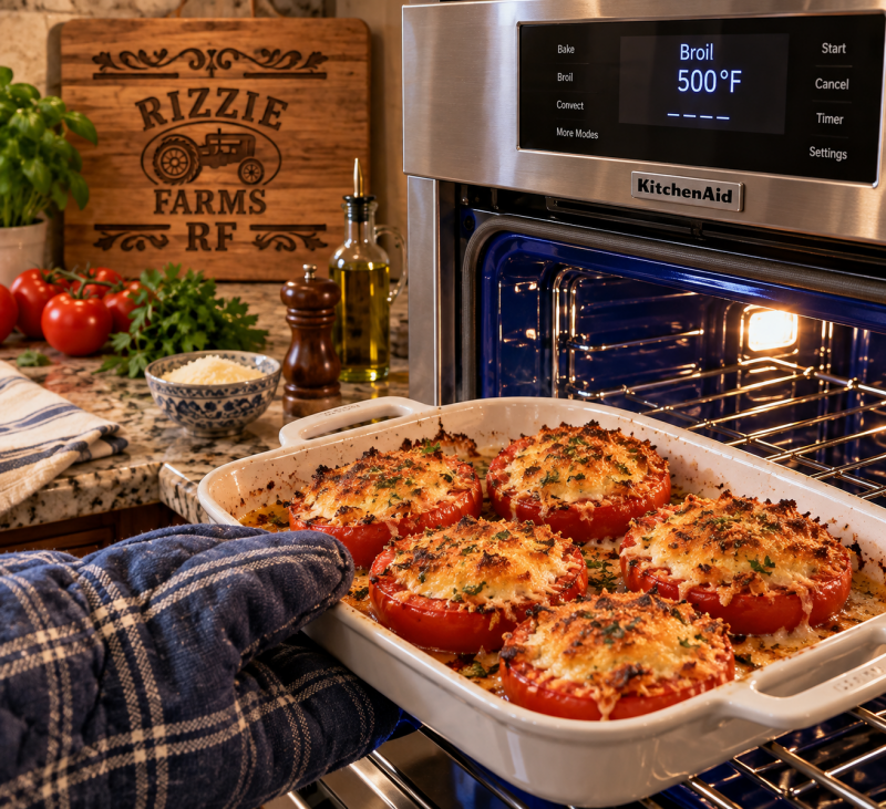 Broiled Parmesan Tomatoes