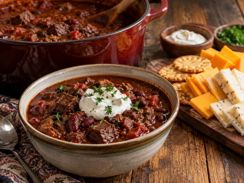 Braised Beef Chili