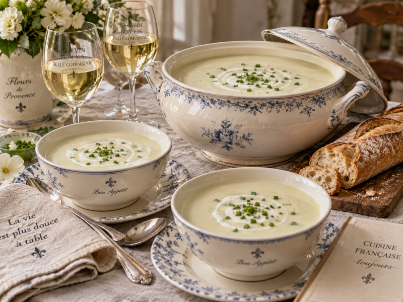 Vichyssoise — Classic French Leek and Potato Soup