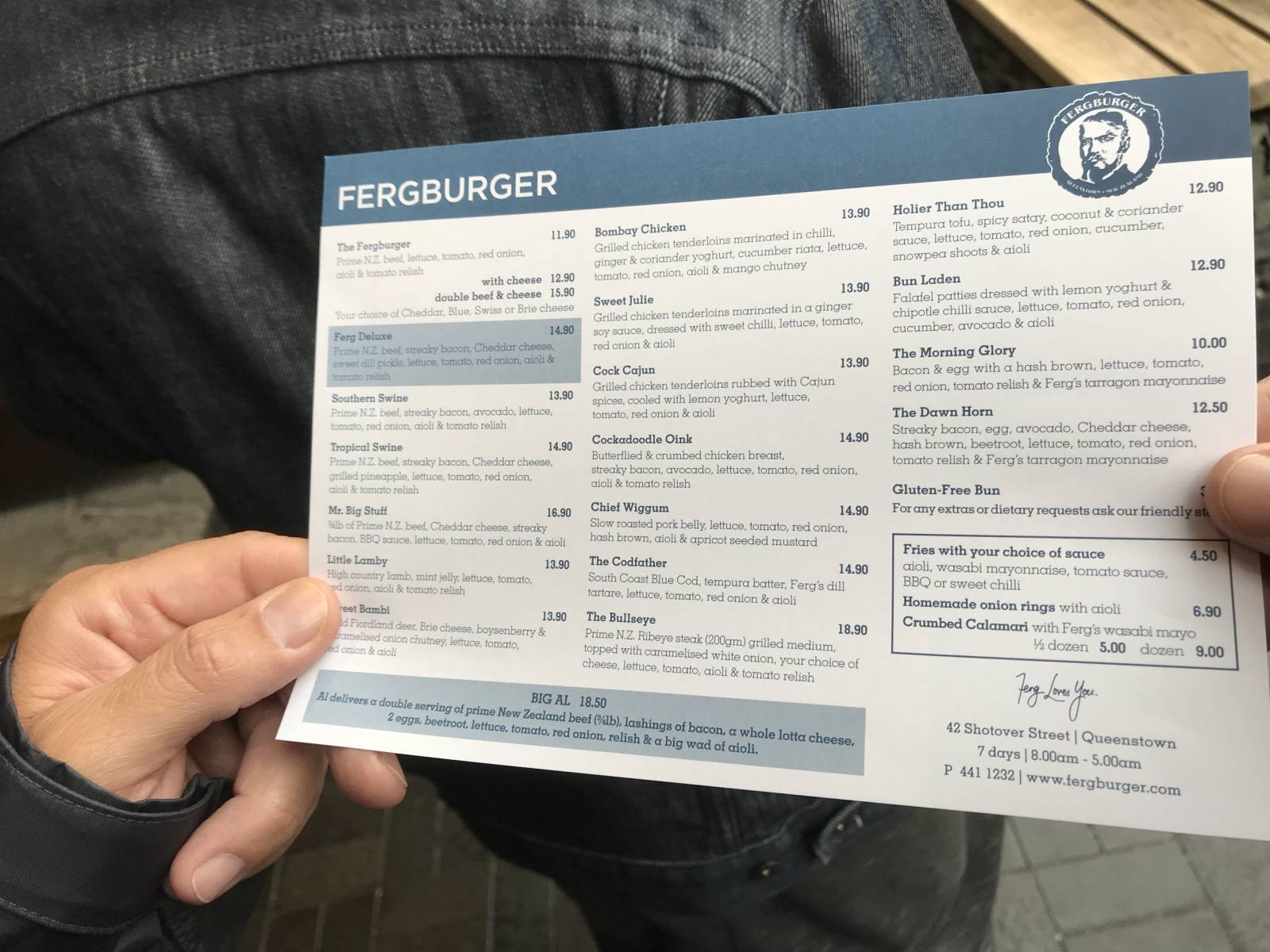 Fergburger Queenstown New Zealand