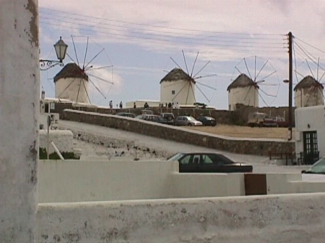 Windmills Mykonos Greece