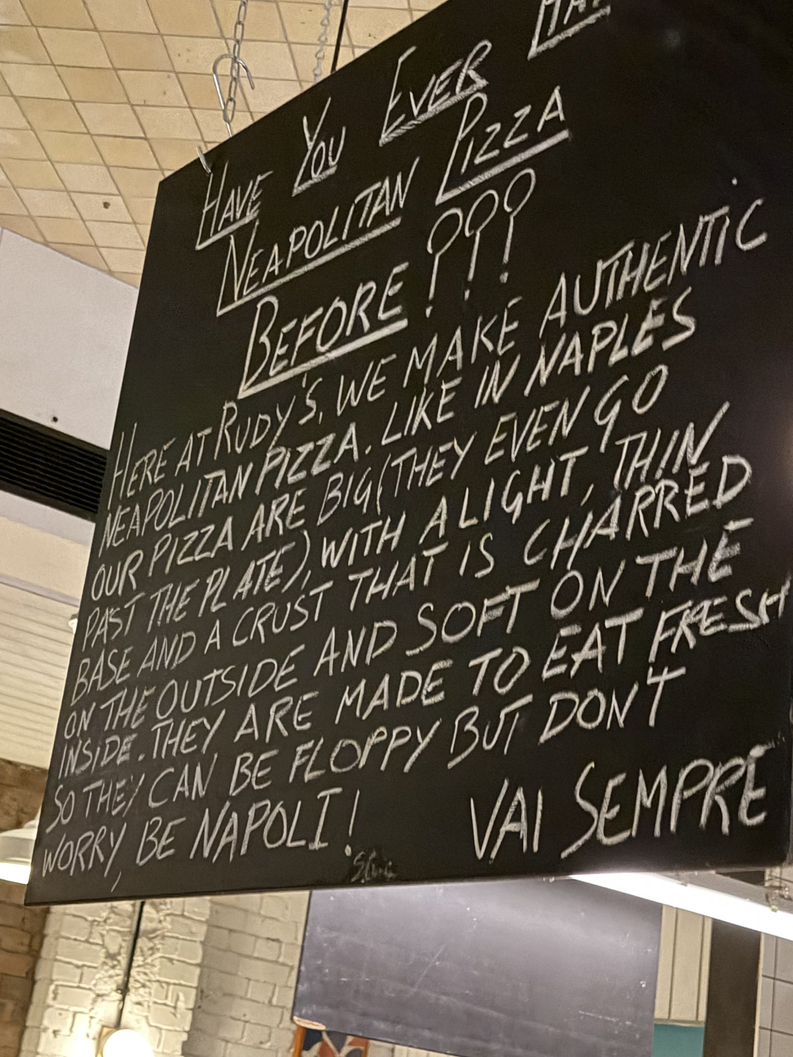 Rudy’s Pizza - SOHO London