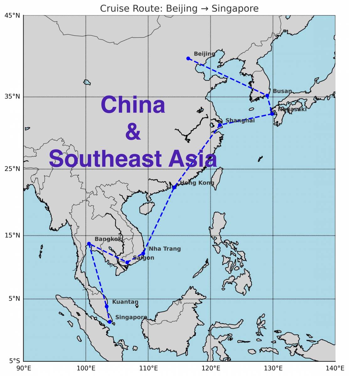 China and Southeast Asia - 2005