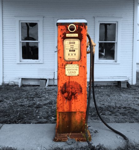 Ohio farm gas pump