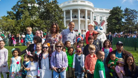 Easter egg roll